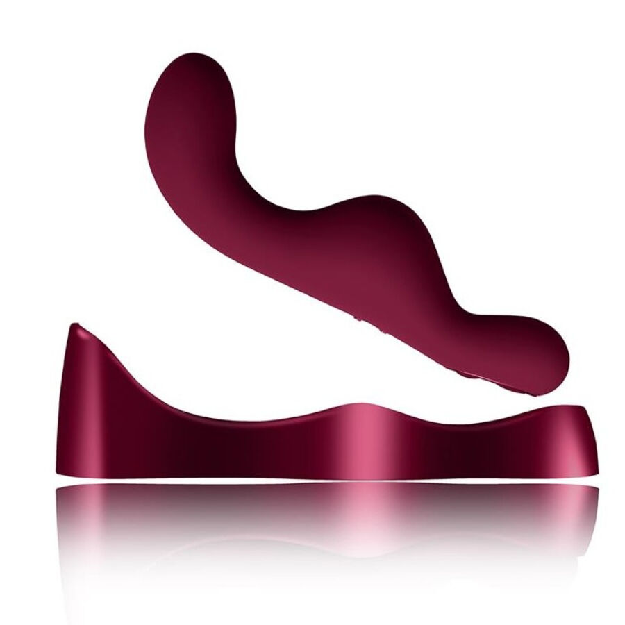 Rocks-off-Ruby Glow Blush Red Vibrator G-spot-Silicone, 10 velocità