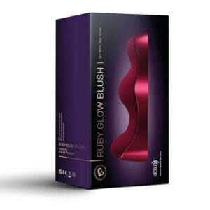 Rocks-off-Ruby Glow Blush Red Vibrator G-spot-Silicone, 10 velocità · Vibratori (imaginea 5)