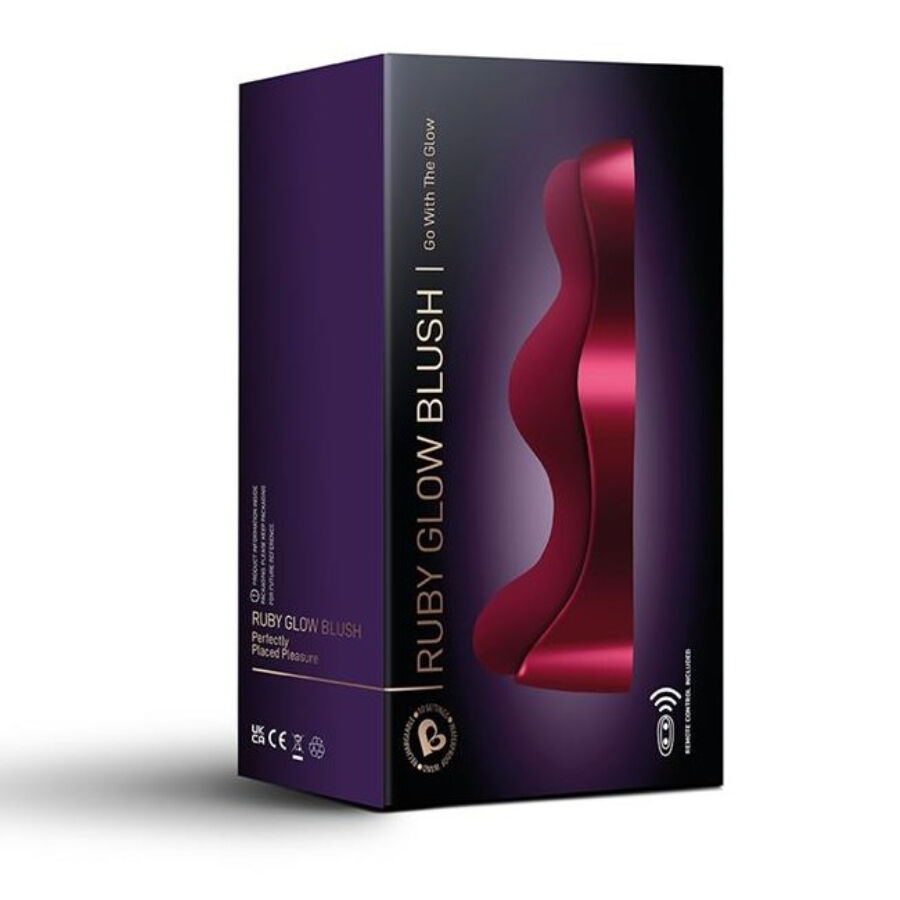 Rocks-off-Ruby Glow Blush Red Vibrator G-spot-Silicone, 10 velocità · Vibratori (imaginea 5)