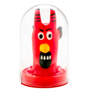 Condomerie-Prezervative Artistice Pictate Manual Diavol Roșu-Latex · Prezervative Haioase