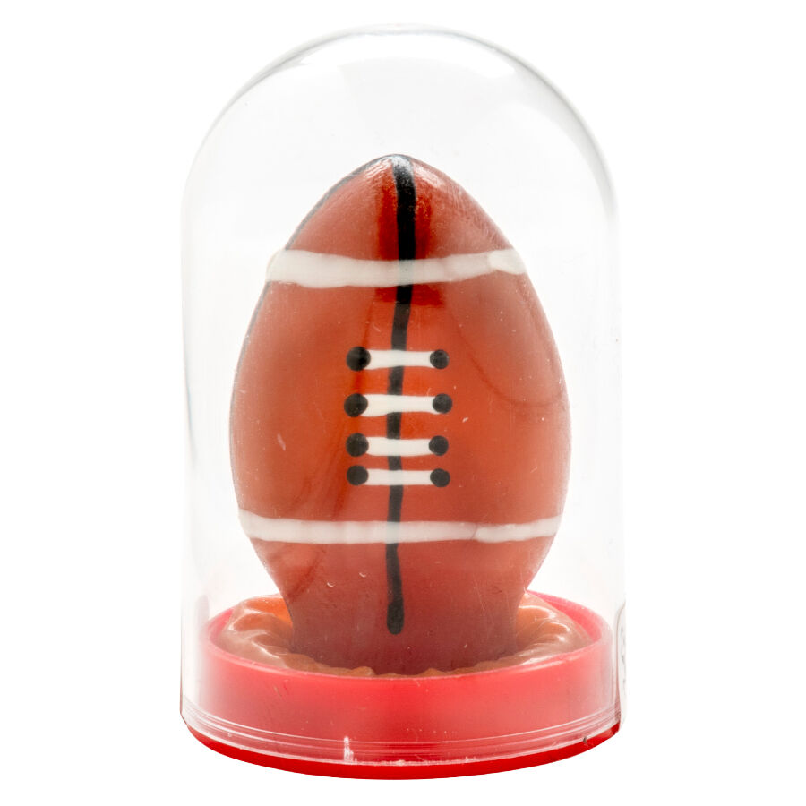 Condomerie-Preservativi dipinti a mano Palla di Rugby-Latex