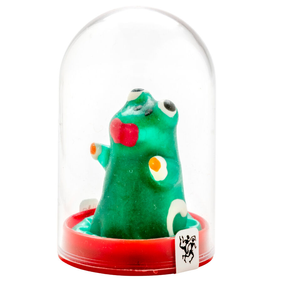 Condomerie-Preservativo Dipinto Manuale Modello Rana 1-Latex