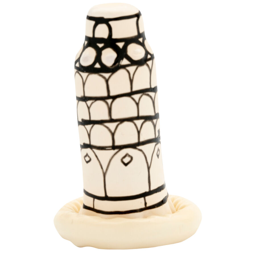Condomerie-Preservativi Dipinti Manuale Pisa Tower · Preservativi divertenti (imaginea 4)