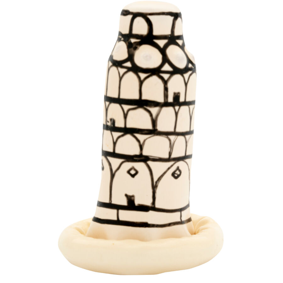 Condomerie-Preservativi Dipinti Manuale Pisa Tower · Preservativi divertenti (imaginea 5)