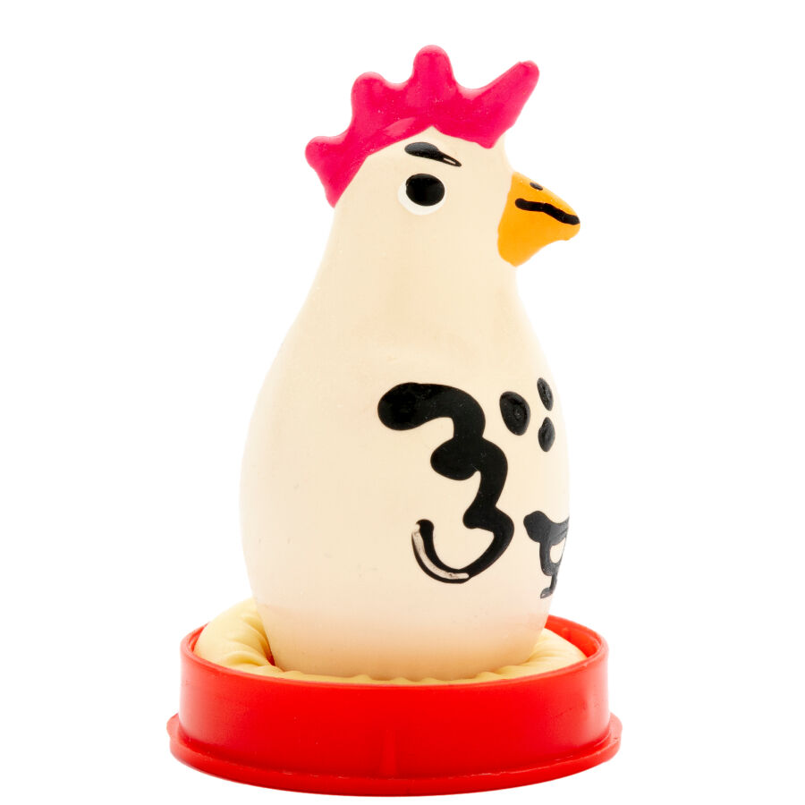 Condomerie-Preservativo Dipinto Manuale Cocky Rooster-Latex 4 Condomerie-Preservativo Dipinto Manuale Cocky Rooster-Latex · Preservativi divertenti (immagine 4)