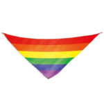 Pride-Sciarpa Triangolare in Cotone Bandiera Arcobaleno · Articoli divertenti