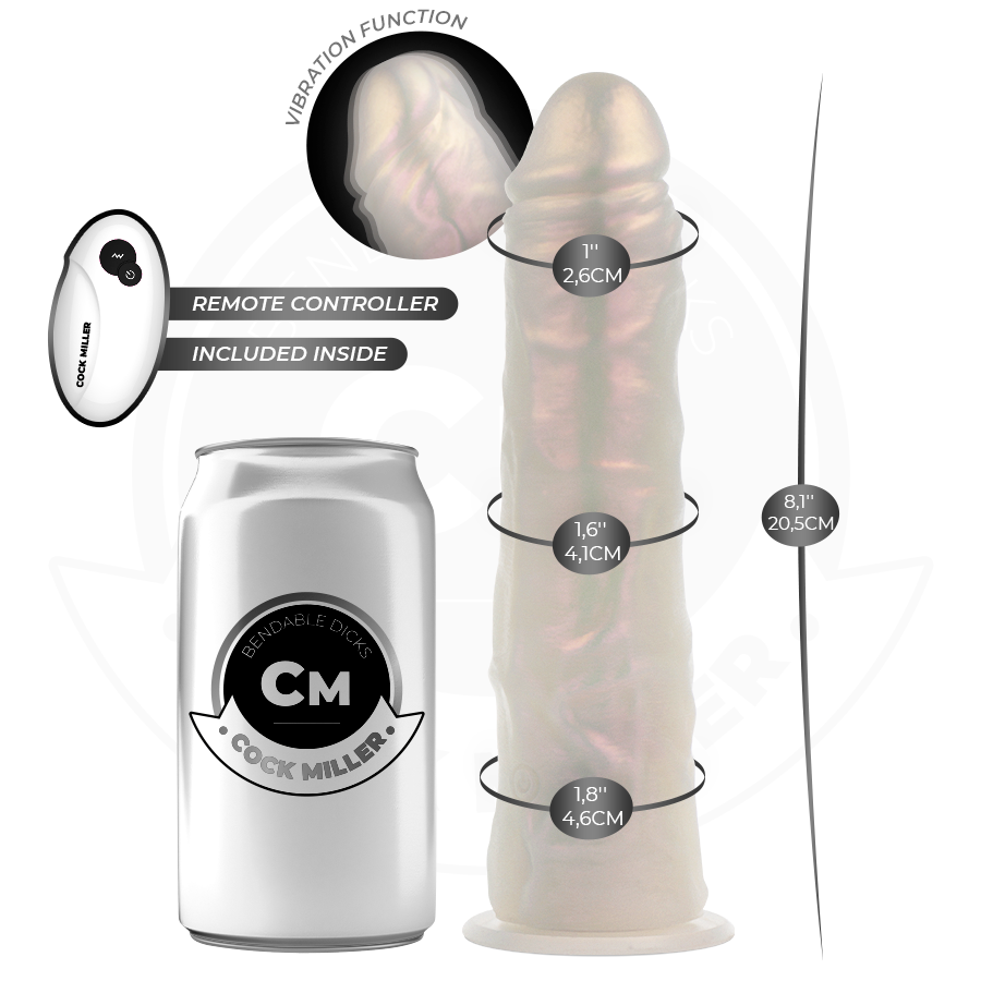 Cock Miller-Dildo con Ventosa, Illuminazione e Vibrazioni 2 Cock Miller-Dildo con Ventosa, Illuminazione e Vibrazioni · Vibratori (imaginea 2)