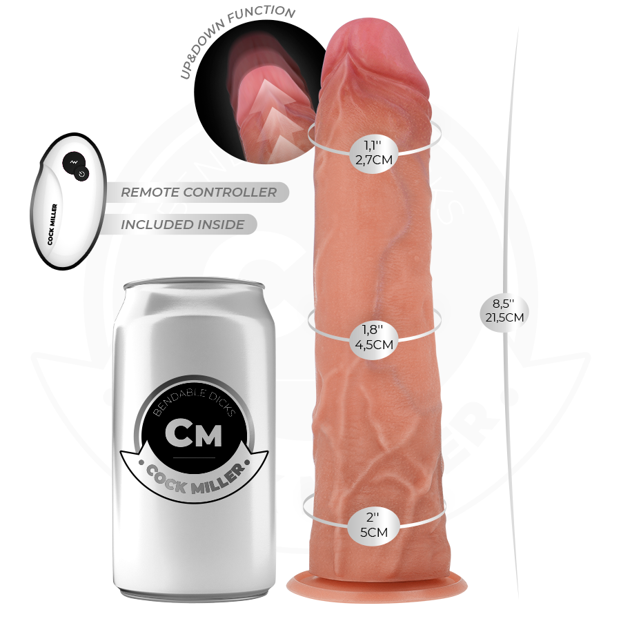 Cock Miller-Dildo iper-realista con Ventosa e Impulso 4 Cock Miller-Dildo iper-realista con Ventosa e Impulso · Vibratori (imaginea 4)