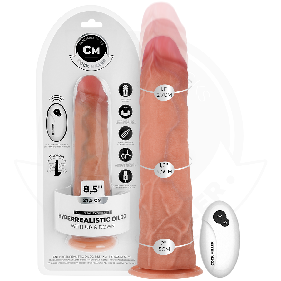 Cock Miller-Dildo iper-realista con Ventosa e Impulso 2 Cock Miller-Dildo iper-realista con Ventosa e Impulso · Vibratori (imaginea 2)