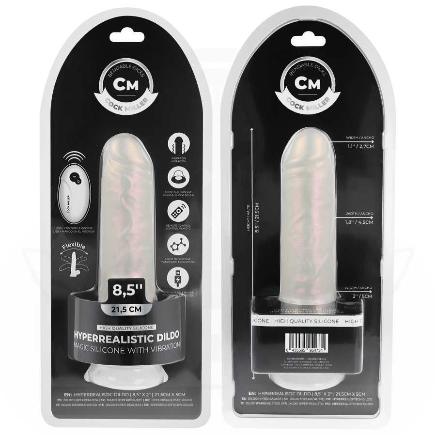 Cock Miller-Dildo con Ventosa, Illuminazione e Vibrazione · Vibratori (imaginea 8)