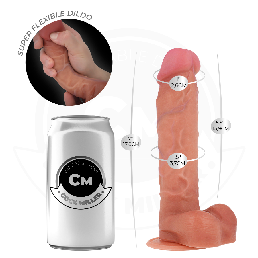 Cock Miller-Dildo Iperrealista Articolabile 17.8 cm-Silicone 1 Cock Miller-Dildo Iperrealista Articolabile 17.8 cm-Silicone · Dildo & Stimolatori