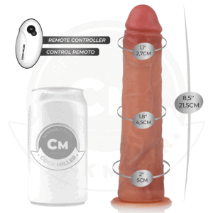 Cock Miller-Dildo iper-realista con Ventosa e Impulso