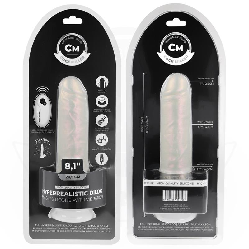 Cock Miller-Dildo con Ventosa, Illuminazione e Vibrazioni · Vibratori (imaginea 8)