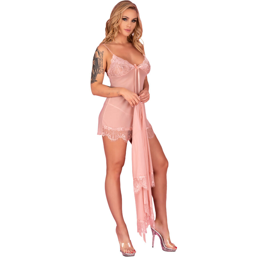 Livco Corsetti Fashion-Hyeona 1710 Babydoll con Tanga Rosa 2 Livco Corsetti Fashion-Hyeona 1710 Babydoll con Tanga Rosa · Lingerie sexy donna (imaginea 3)