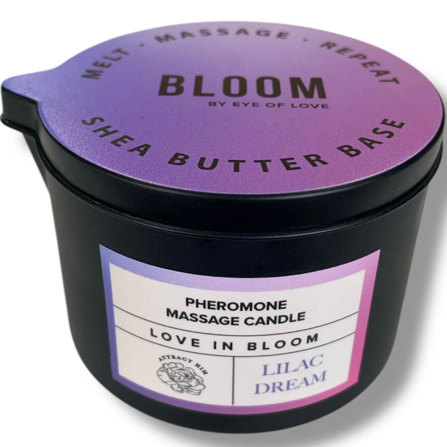 Eye of Love-Candela da massaggio Bloom Lilla Dream 150 ml 2 Eye of Love-Candela da massaggio Bloom Lilla Dream 150 ml · Massaggio erotico (imaginea 2)