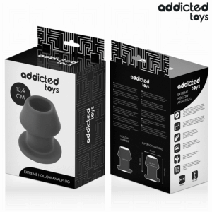 Addicted Toys-Extreme Plug anale con vuoto interno, Silicone, Dimensioni · Giocattoli anali (imaginea 3)