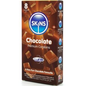 Skins-Pacchetto 8 Preservativo Premium con Sapore di Cioccolato 6 Skins-Pacchetto 8 Preservativo Premium con Sapore di Cioccolato · Preservativi (immagine 2)