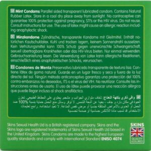 Skins-Mint Premium Preservativi Pacchetto 4-Latex · Preservativi (imaginea 4)