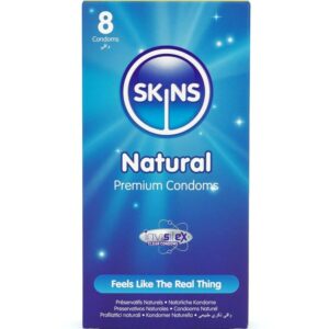 Skins-Natural Premium Preservativi Pacchetto 8