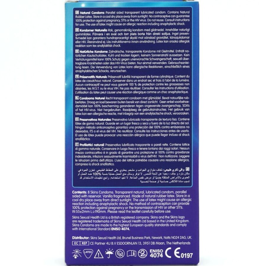 Skins-Natural Premium Preservativi Pacchetto 8 · Preservativi (imaginea 4)