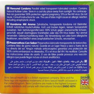 Skins-Pacchetto 4 Preservativo Premium Aroma Multiplo (banana) · Preservativi (immagine 4)