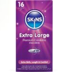 Skins-Extra Large Premium Preservativi Pacchetto 16 · Preservativi