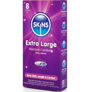 Skins-Extra Large Premium Preservativi Pacchetto 8-Latex 6 Skins-Extra Large Premium Preservativi Pacchetto 8-Latex · Preservativi (imaginea 2)