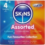 Skins-Pacchetto Premium Preservativi Assortiti, 4 Pezzi · Preservativi