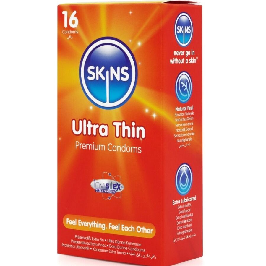 Skins-Pacchetto 16 Preservativo Ultra-sottile Premium-Latex 2 Skins-Pacchetto 16 Preservativo Ultra-sottile Premium-Latex · Preservativi (imaginea 2)