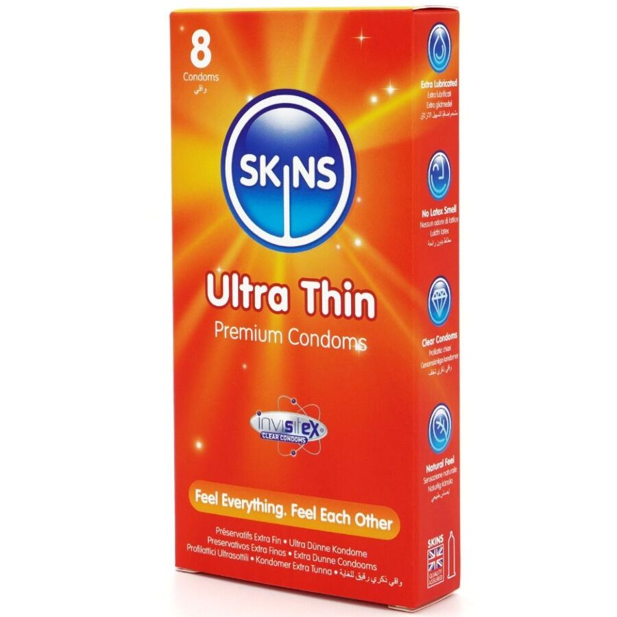 Skins-Confezione 8 Preservativi Ultra Thin Premium-Latex 2 Skins-Confezione 8 Preservativi Ultra Thin Premium-Latex · Preservativi (imaginea 2)