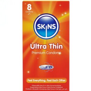 Skins-Confezione 8 Preservativi Ultra Thin Premium-Latex