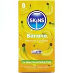 Skins-Condom Premium Sapore di Banana Pacchetto 8-Latex · Preservativi