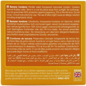 Skins-Preservativi Premium Aroma Banana, Pacchetto 4-Latex 7 Skins-Preservativi Premium Aroma Banana, Pacchetto 4-Latex · Preservativi (imaginea 3)