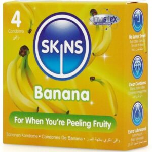 Skins-Preservativi Premium Aroma Banana, Pacchetto 4-Latex 8 Skins-Preservativi Premium Aroma Banana, Pacchetto 4-Latex · Preservativi (imaginea 4)