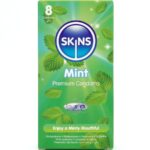 Skins-Mint Premium Preservativi Pacchetto 8-Latex · Preservativi