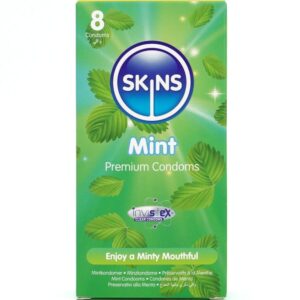 Skins-Mint Premium Preservativi Pacchetto 8-Latex 5 Skins-Mint Premium Preservativi Pacchetto 8-Latex · Preservativi