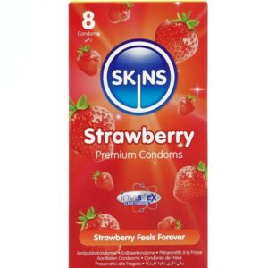 Skins-Preservativi Premium Fragole Pacchetto 8