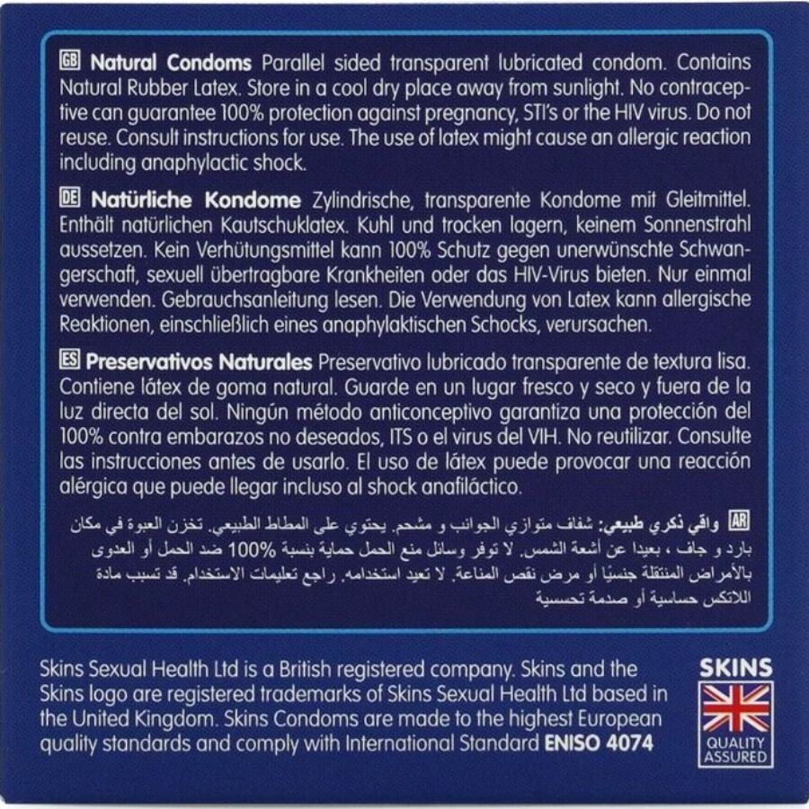 Skins-Preservativi Natural Premium Pacchetto 4-Latex · Preservativi (imaginea 4)