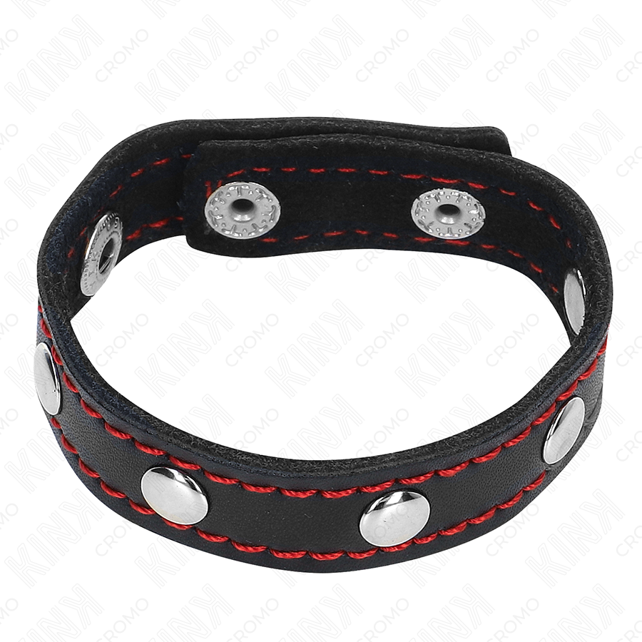 Kink Ring Power-Anello fallico di Pelle con Chiusura tramite · Accessori BDSM (imaginea 4)