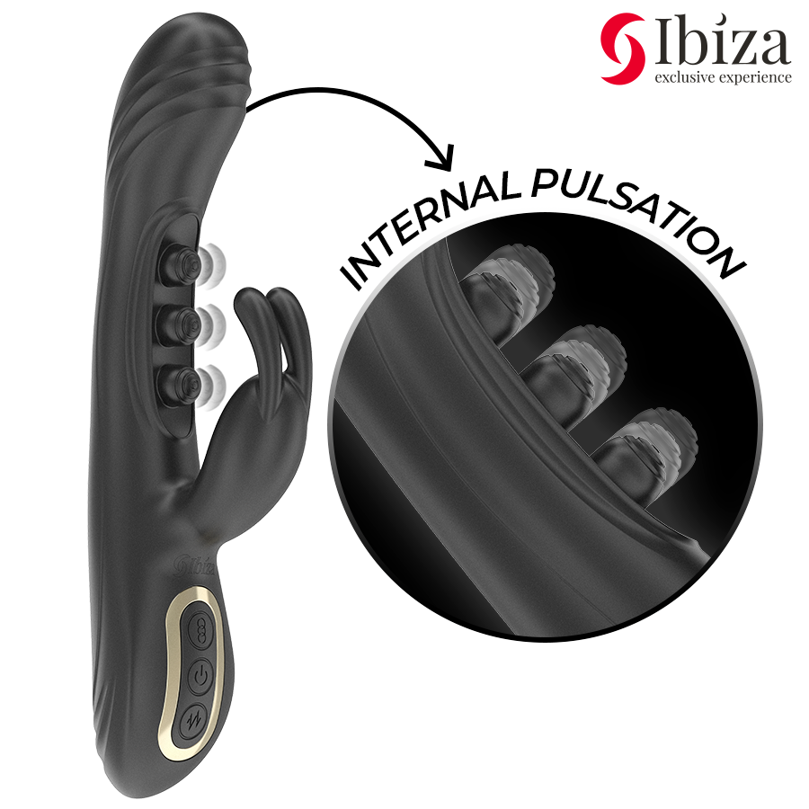 Ibiza Technology-Vibratore Rabbit con Pulsazione-Silicone, 7 velocità 3 Ibiza Technology-Vibratore Rabbit con Pulsazione-Silicone, 7 velocità · Vibratori (imaginea 3)