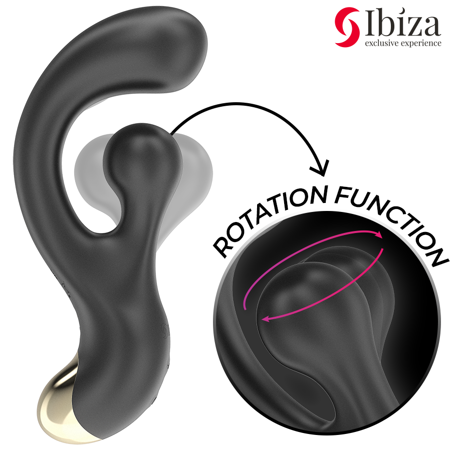Ibiza Technology-Stimolatore Vibratore Rotativo-Silicio, 10 velocità 3 Ibiza Technology-Stimolatore Vibratore Rotativo-Silicio, 10 velocità · Vibratori (imaginea 3)