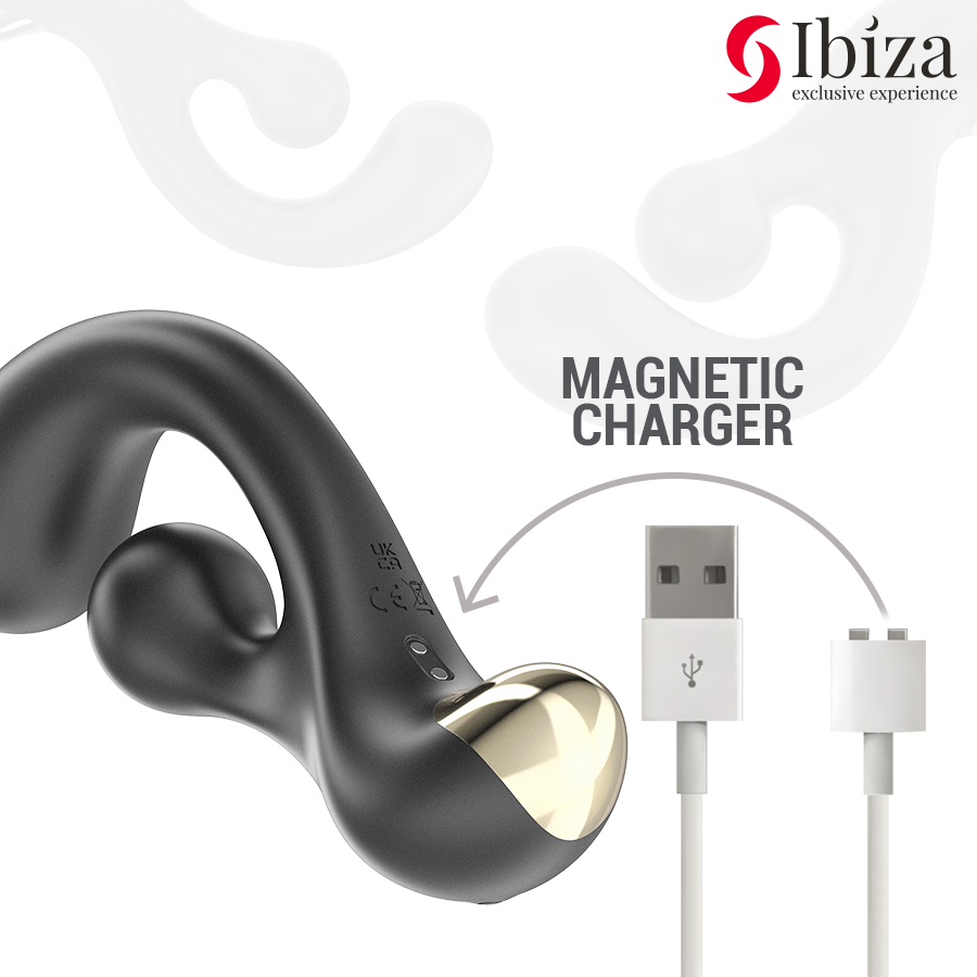 Ibiza Technology-Stimolatore Vibratore Rotativo-Silicio, 10 velocità · Vibratori (imaginea 5)