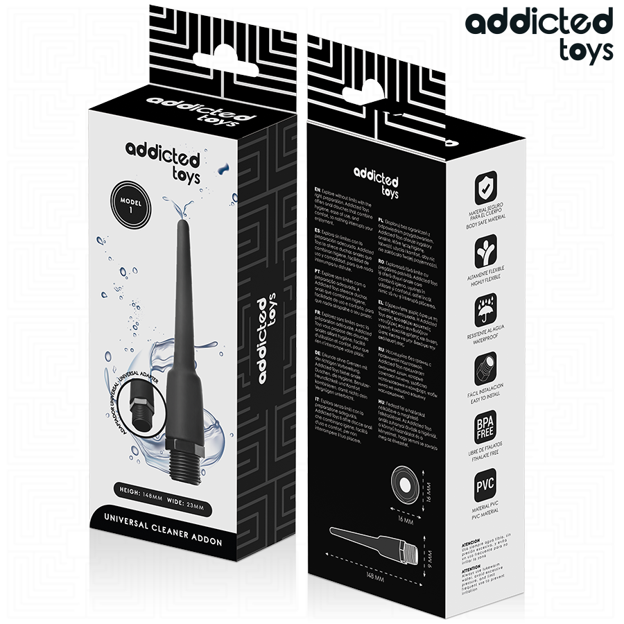 Addicted Toys-Irrigatore anale con adattatore universale modello 1 · Giocattoli anali (imaginea 4)