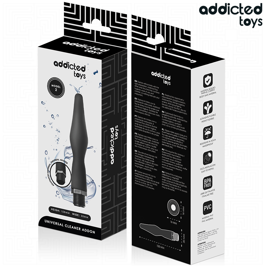 Addicted Toys-Irrigatore anale con adattatore universale modello 2 · Giocattoli anali (imaginea 7)