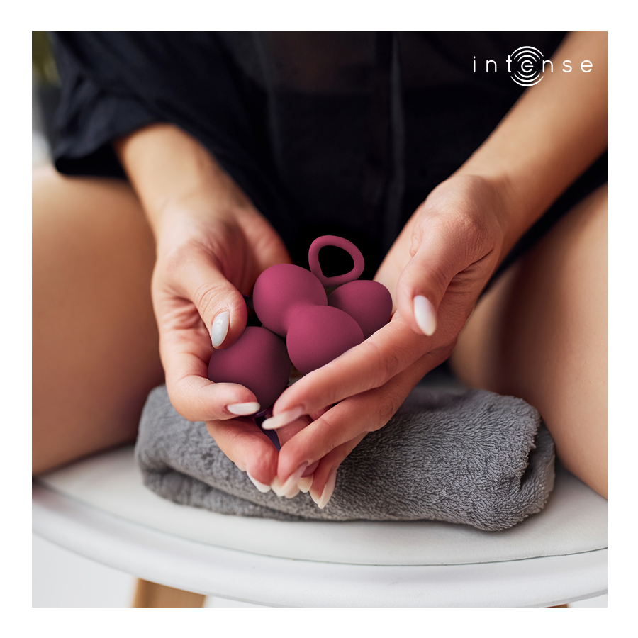Intense Health Kegel-Charli Kegel Ball Kit Viola-Silicone 6 Intense Health Kegel-Charli Kegel Ball Kit Viola-Silicone · Giocattoli anali (immagine 6)