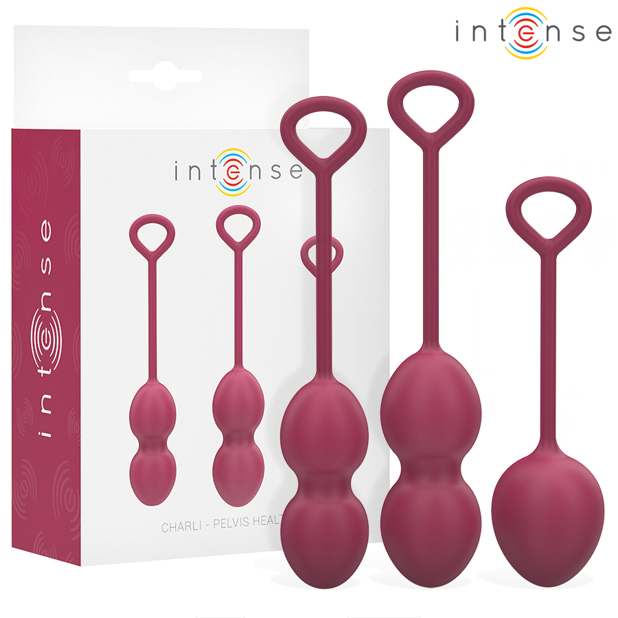 Intense Health Kegel-Charli Kegel Ball Kit Viola-Silicone 1 Intense Health Kegel-Charli Kegel Ball Kit Viola-Silicone · Giocattoli anali