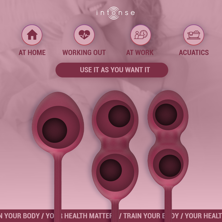 Intense Health Kegel-Charli Kegel Ball Kit Viola-Silicone 2 Intense Health Kegel-Charli Kegel Ball Kit Viola-Silicone · Giocattoli anali (imaginea 2)