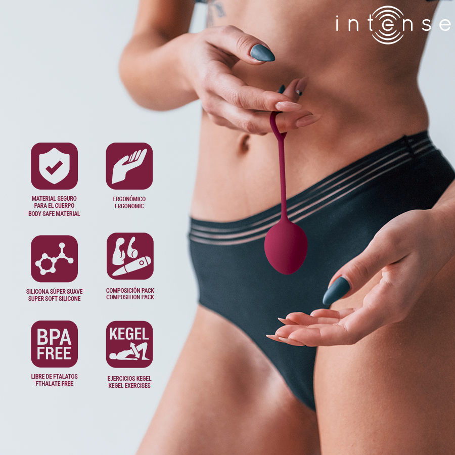 Intense Health Kegel-Charli Kegel Ball Kit Viola-Silicone 4 Intense Health Kegel-Charli Kegel Ball Kit Viola-Silicone · Giocattoli anali (immagine 4)