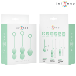 Intense Health Kegel-Charli Kit Palline vaginali Light Jade · Giocattoli anali (imaginea 5)