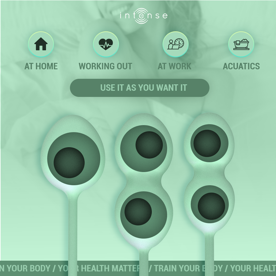 Intense Health Kegel-Charli Kit Palline vaginali Light Jade 2 Intense Health Kegel-Charli Kit Palline vaginali Light Jade · Giocattoli anali (imaginea 2)